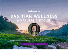 Tablet Screenshot of dantianwellness.com